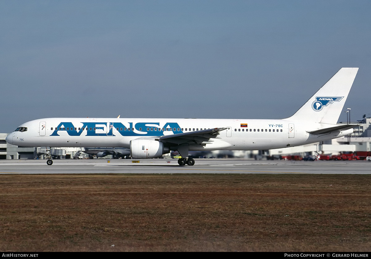 Aircraft Photo of YV-78C | Boeing 757-236 | Avensa - Aerovías Venezolanas | AirHistory.net #68600