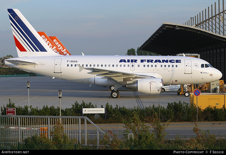 Aircraft Photo of F-GUGA | Airbus A318-111 | Air France | AirHistory.net #68603