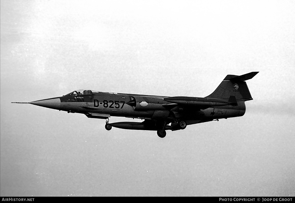 Aircraft Photo of D-8257 | Lockheed F-104G Starfighter | Netherlands - Air Force | AirHistory.net #68617