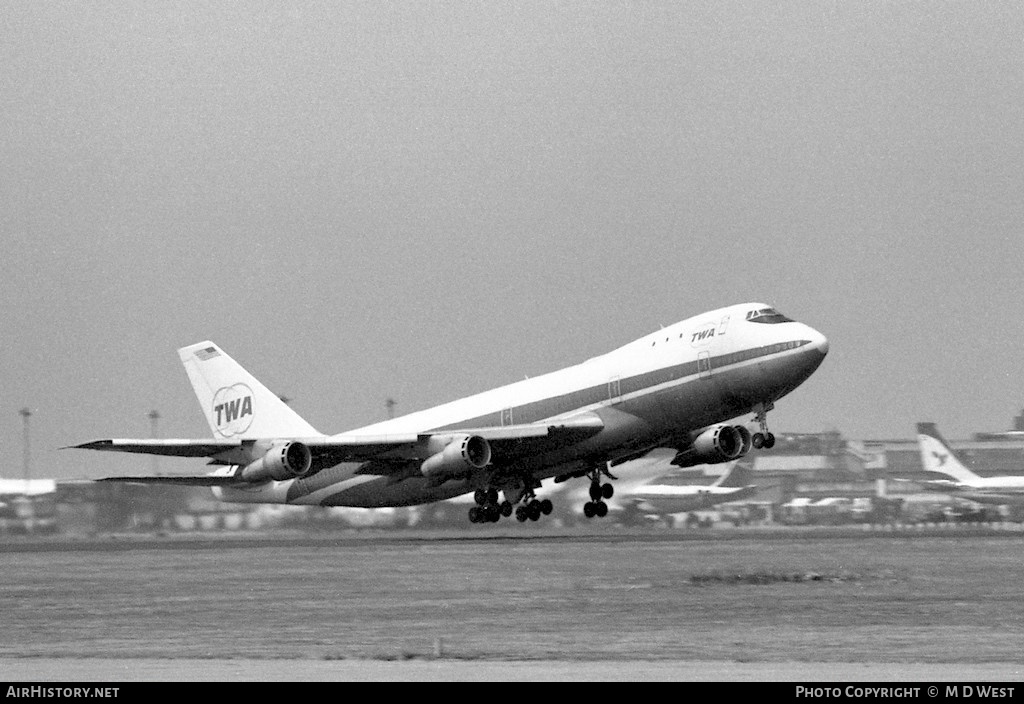 Aircraft Photo of N93105 | Boeing 747-131 | Trans World Airlines - TWA | AirHistory.net #68667