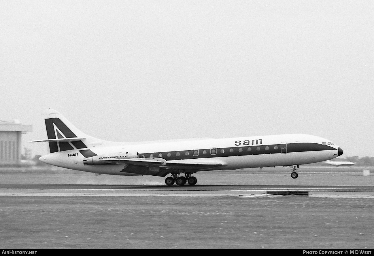 Aircraft Photo of I-DABT | Sud SE-210 Caravelle VI-N | Società Aerea Mediterranea - SAM | AirHistory.net #68688