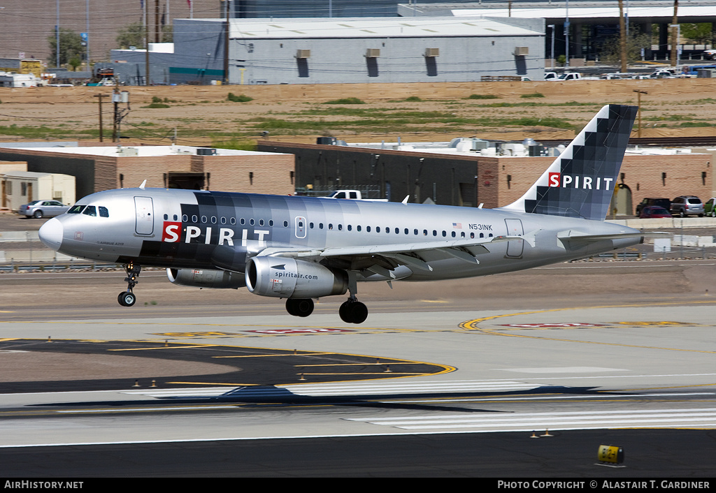 Aircraft Photo of N531NK | Airbus A319-132 | Spirit Airlines | AirHistory.net #68708