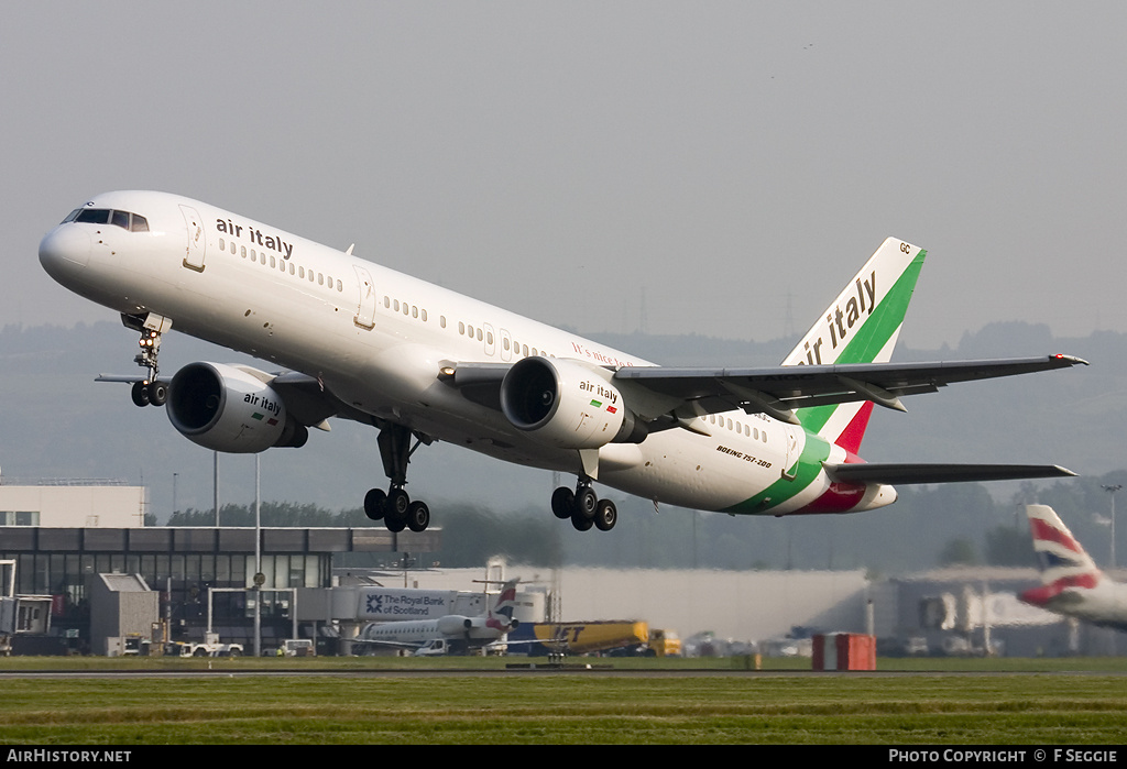 Aircraft Photo of I-AIGC | Boeing 757-230 | Air Italy | AirHistory.net #68718