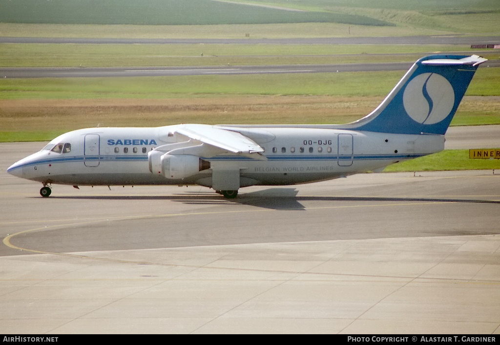 Aircraft Photo of OO-DJG | British Aerospace BAe-146-200 | Sabena | AirHistory.net #68743