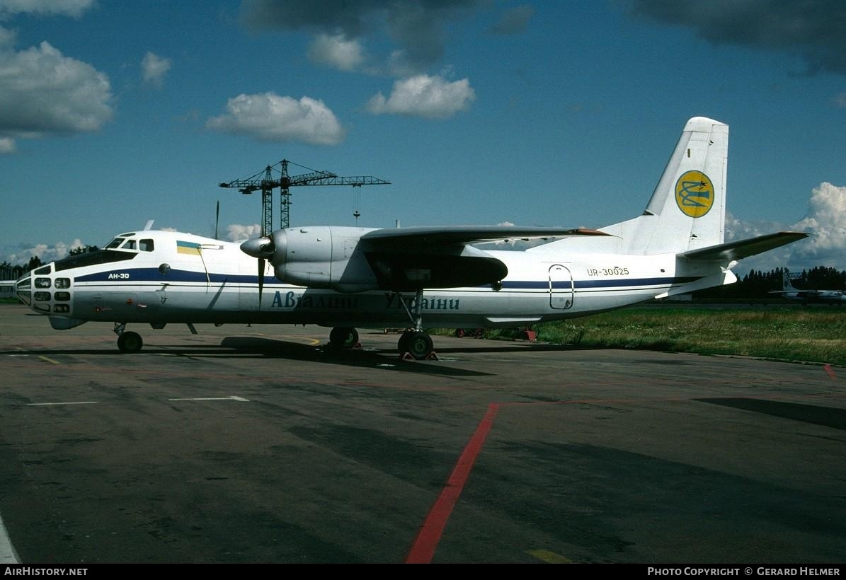 Aircraft Photo of UR-30025 | Antonov An-30 | Air Ukraine | AirHistory.net #68747