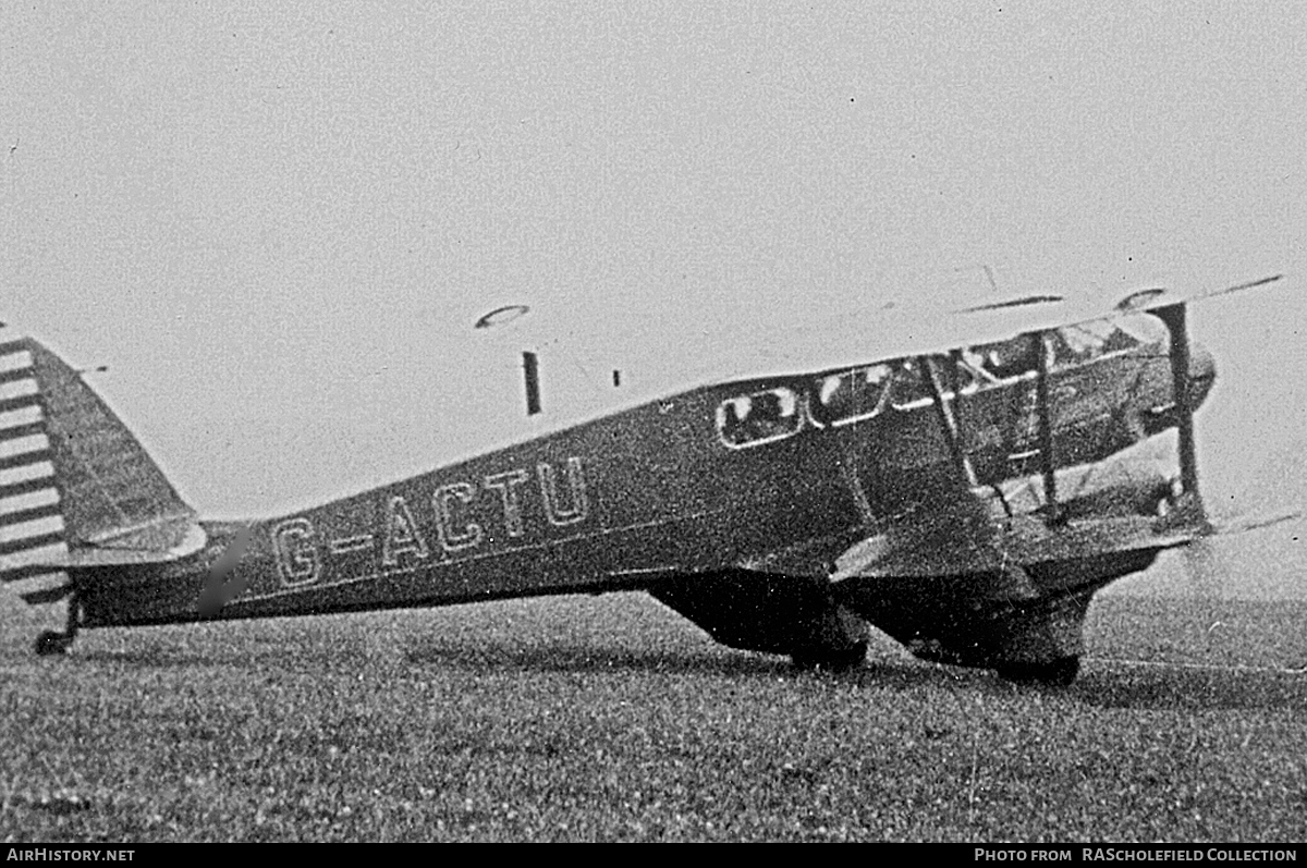 Aircraft Photo of G-ACTU | De Havilland D.H. 89 Dragon Rapide | Western Airways | AirHistory.net #68757