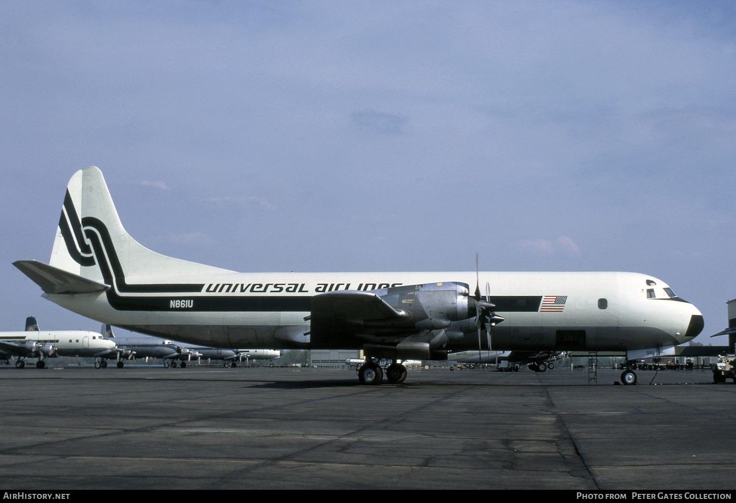 Aircraft Photo of N861U | Lockheed L-188C(F) Electra | Universal Airlines | AirHistory.net #68765