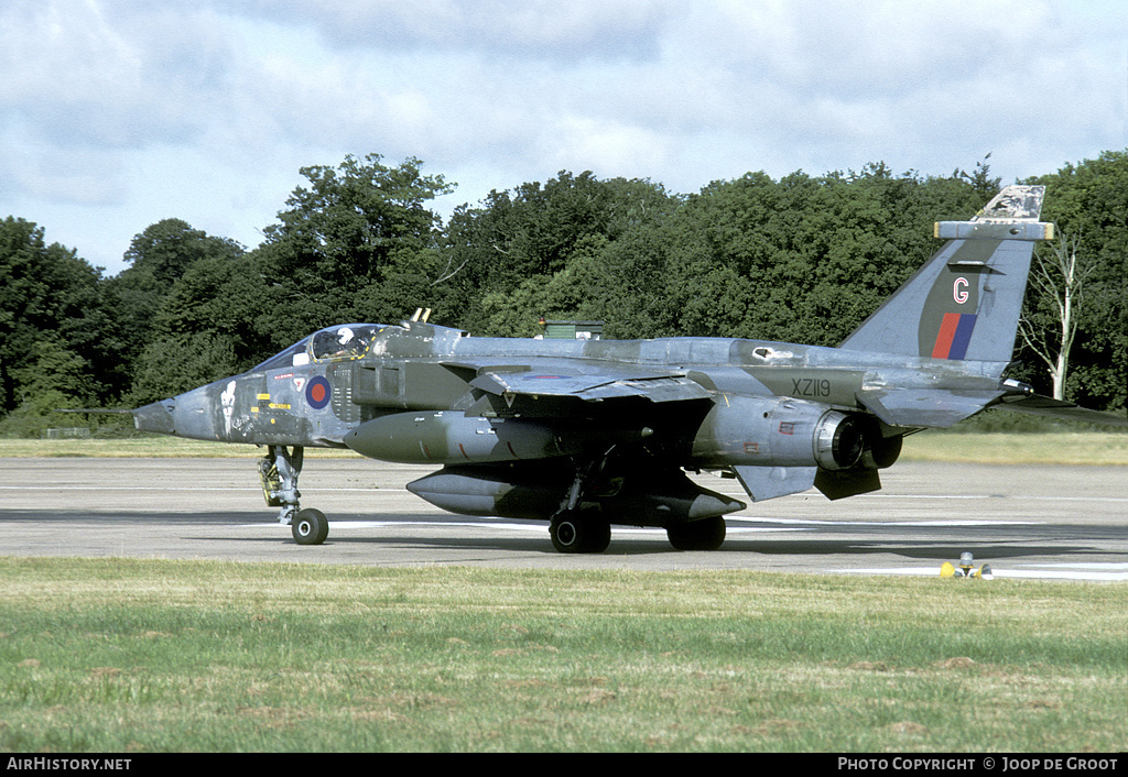 Aircraft Photo of XZ119 | Sepecat Jaguar GR1A | UK - Air Force | AirHistory.net #68772