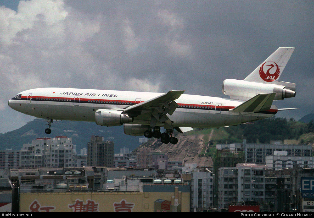 Aircraft Photo of JA8547 | McDonnell Douglas DC-10-40I | Japan Air Lines - JAL | AirHistory.net #68773