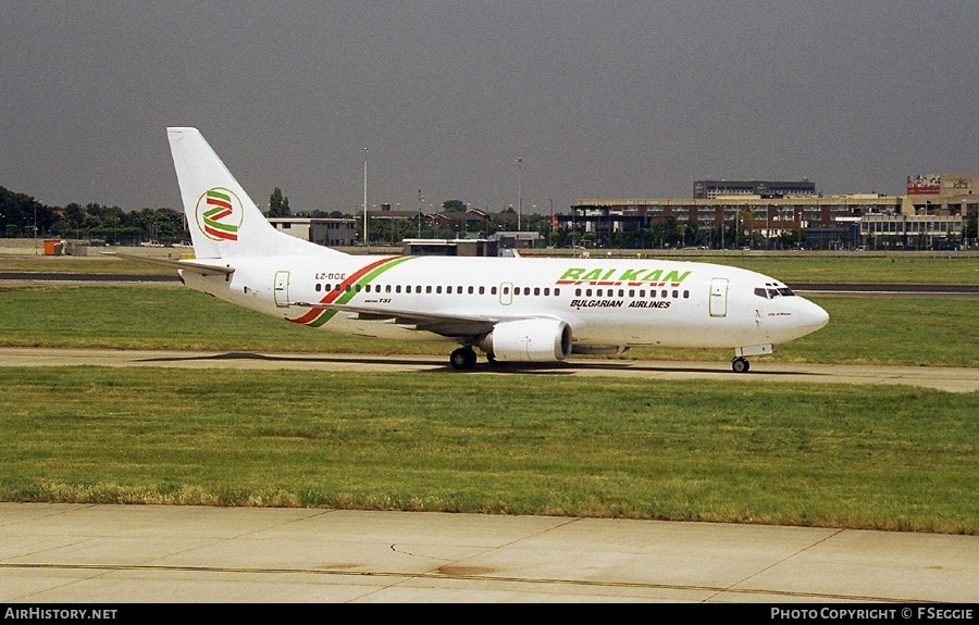 Aircraft Photo of LZ-BOE | Boeing 737-3Y0 | Balkan - Bulgarian Airlines | AirHistory.net #68780