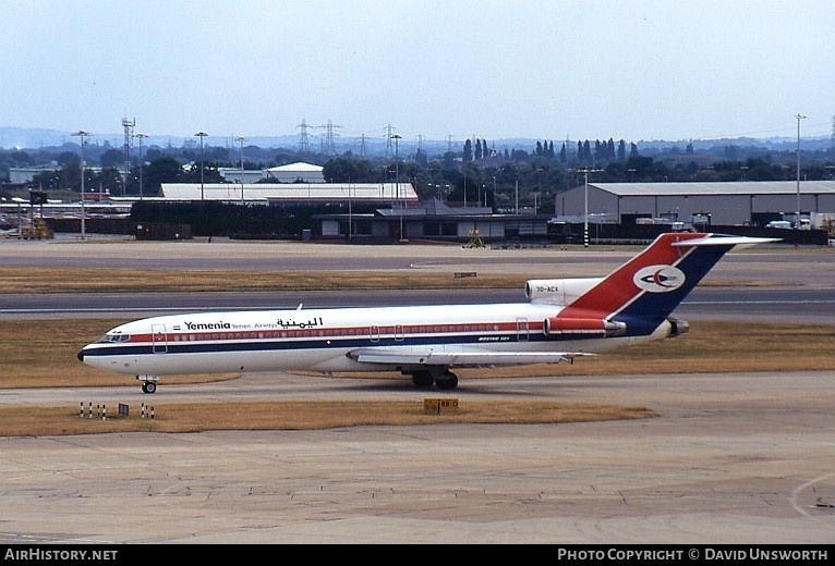 Aircraft Photo of 7O-ACX | Boeing 727-2N8/Adv | Yemenia - Yemen Airways | AirHistory.net #68812