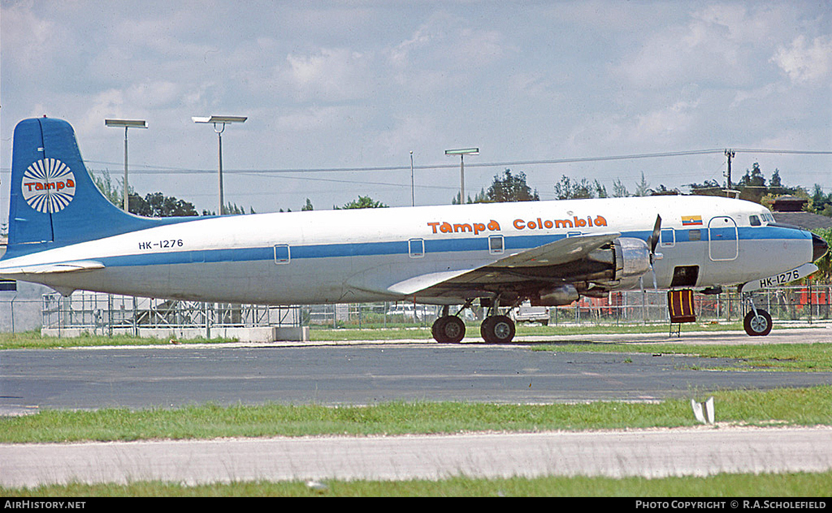 Aircraft Photo of HK-1276 | Douglas DC-6B(F) | TAMPA - Transportes Aéreos Mercantiles Panamericanos | AirHistory.net #68833