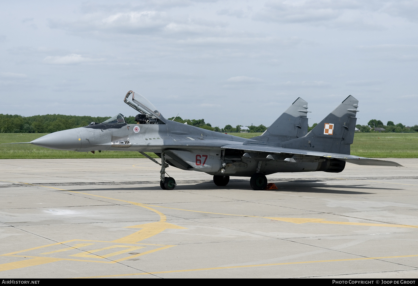 Aircraft Photo of 67 | Mikoyan-Gurevich MiG-29A (9-12A) | Poland - Air Force | AirHistory.net #68838