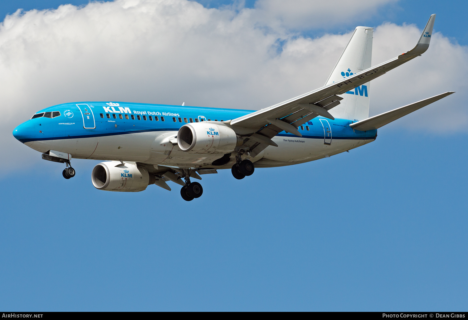 Aircraft Photo of PH-BGP | Boeing 737-7K2 | KLM - Royal Dutch Airlines | AirHistory.net #68856