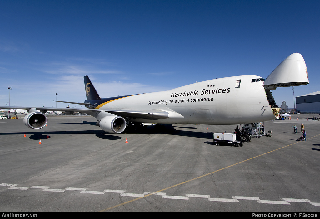 Aircraft Photo of N570UP | Boeing 747-44AF/SCD | United Parcel Service - UPS | AirHistory.net #68869