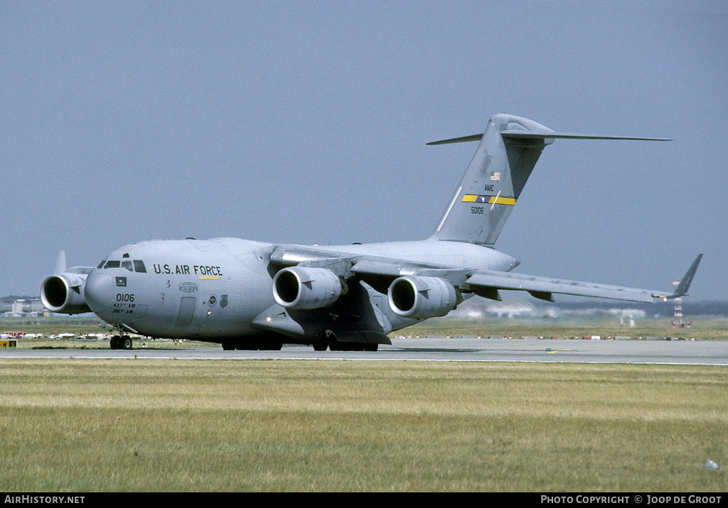 Aircraft Photo of 95-0106 / 50106 | McDonnell Douglas C-17A Globemaster III | USA - Air Force | AirHistory.net #68873