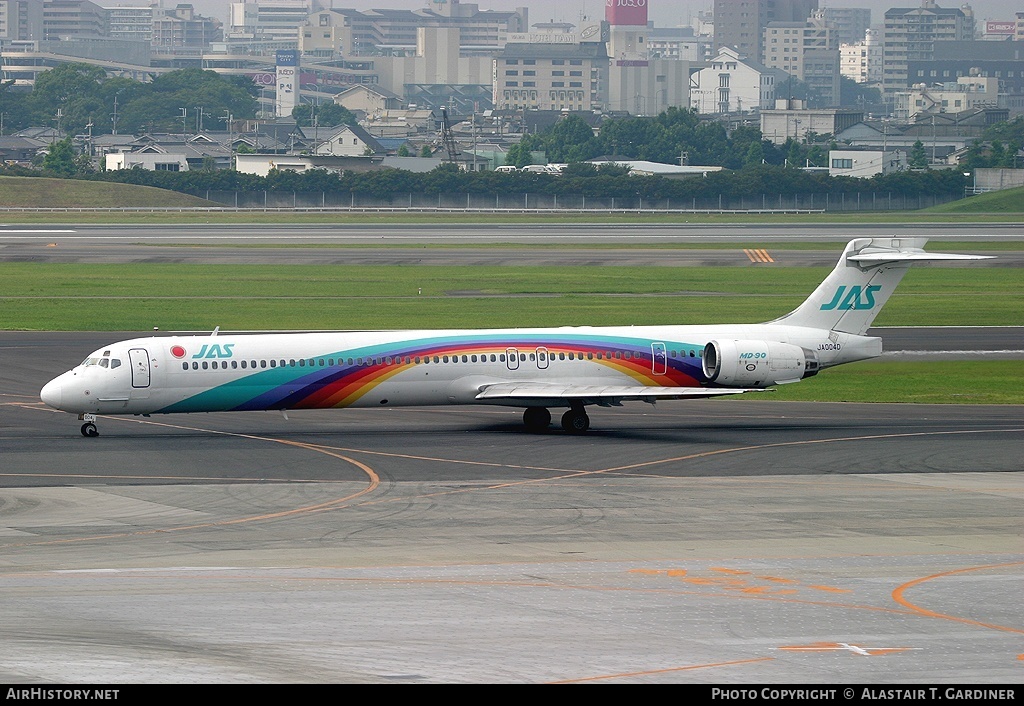 Aircraft Photo of JA004D | McDonnell Douglas MD-90-30 | Japan Air System - JAS | AirHistory.net #68876