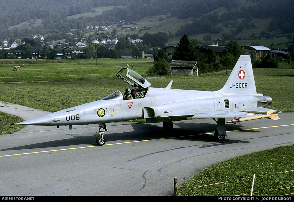 Aircraft Photo of J-3006 | Northrop F-5E Tiger II | Switzerland - Air Force | AirHistory.net #68917