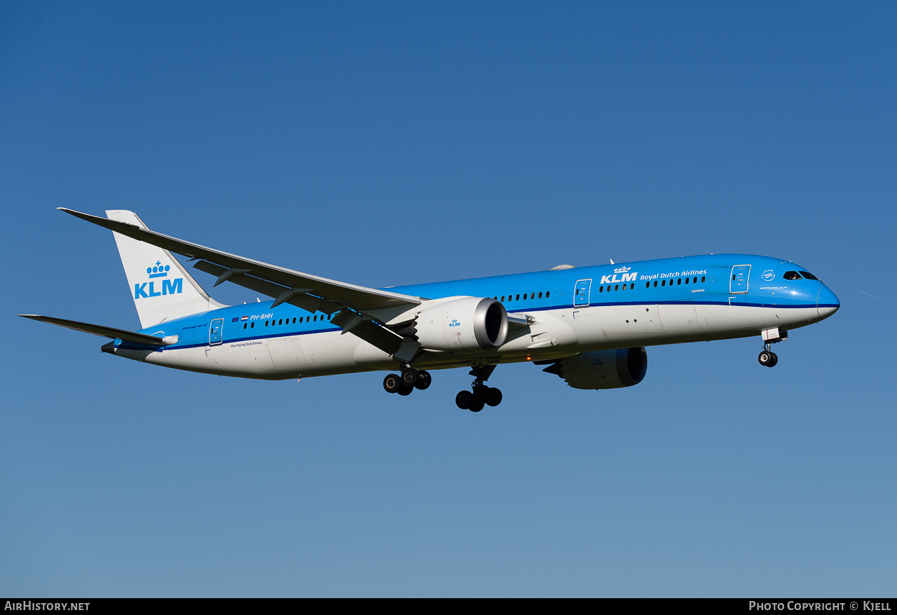Aircraft Photo of PH-BHH | Boeing 787-9 Dreamliner | KLM - Royal Dutch Airlines | AirHistory.net #68926