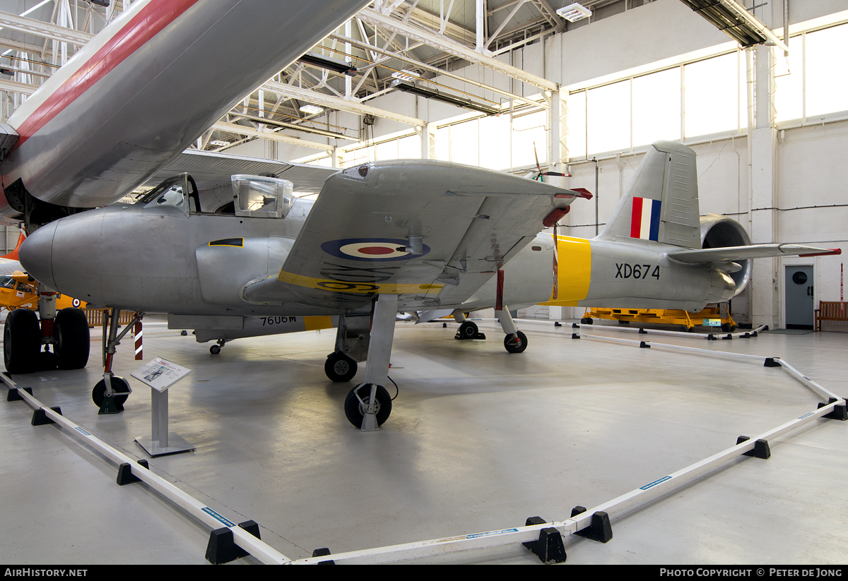 Aircraft Photo of XD674 | Hunting Percival P.84 Jet Provost T1 | UK - Air Force | AirHistory.net #68928