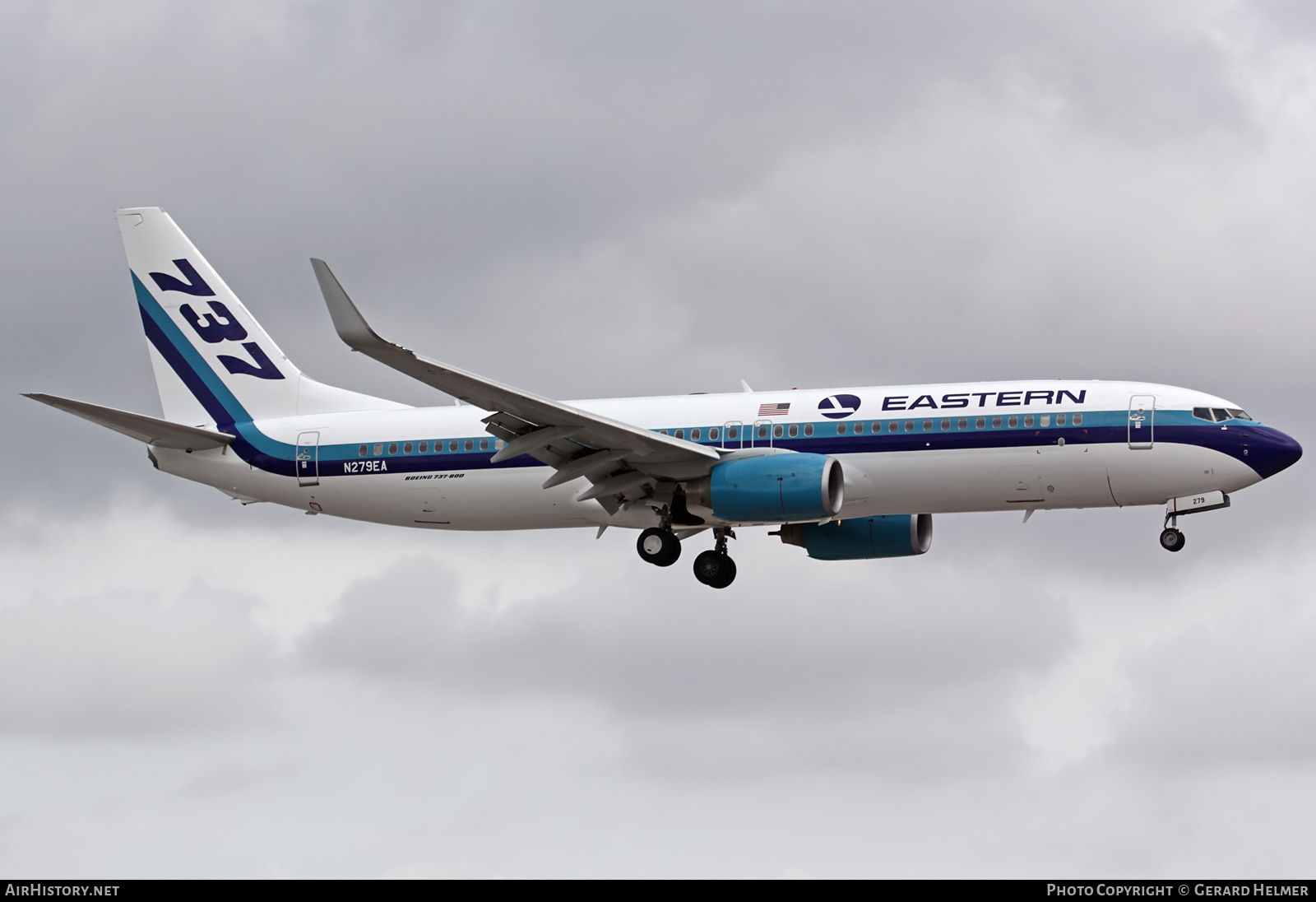 Aircraft Photo of N279EA | Boeing 737-86J | Eastern Air Lines | AirHistory.net #68930