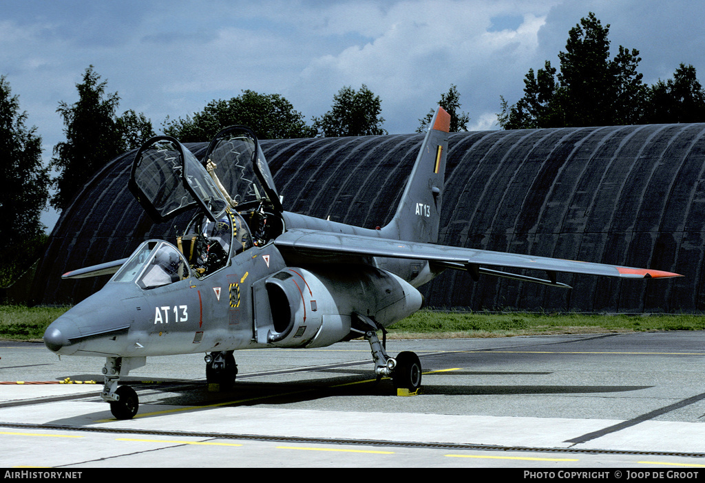 Aircraft Photo of AT13 | Dassault-Dornier Alpha Jet 1B | Belgium - Air Force | AirHistory.net #68936
