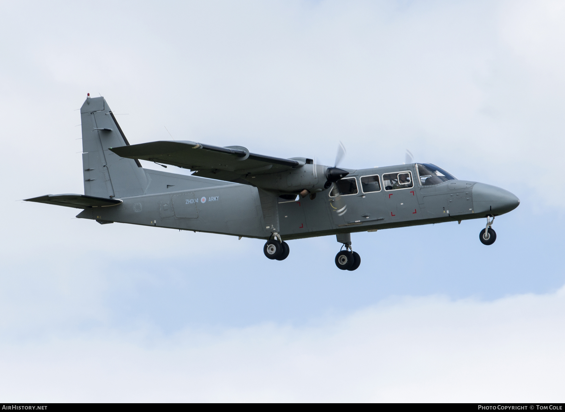 Aircraft Photo of ZH004 | Britten-Norman BN-2T-4S Defender T3 | UK - Army | AirHistory.net #68938