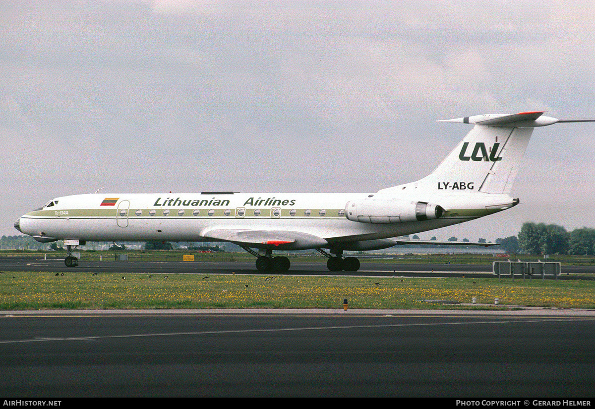 Aircraft Photo of LY-ABG | Tupolev Tu-134A-3 | Lithuanian Airlines | AirHistory.net #68961
