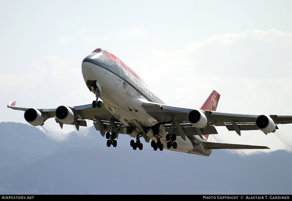 Aircraft Photo of N674US | Boeing 747-451 | Northwest Airlines | AirHistory.net #68962