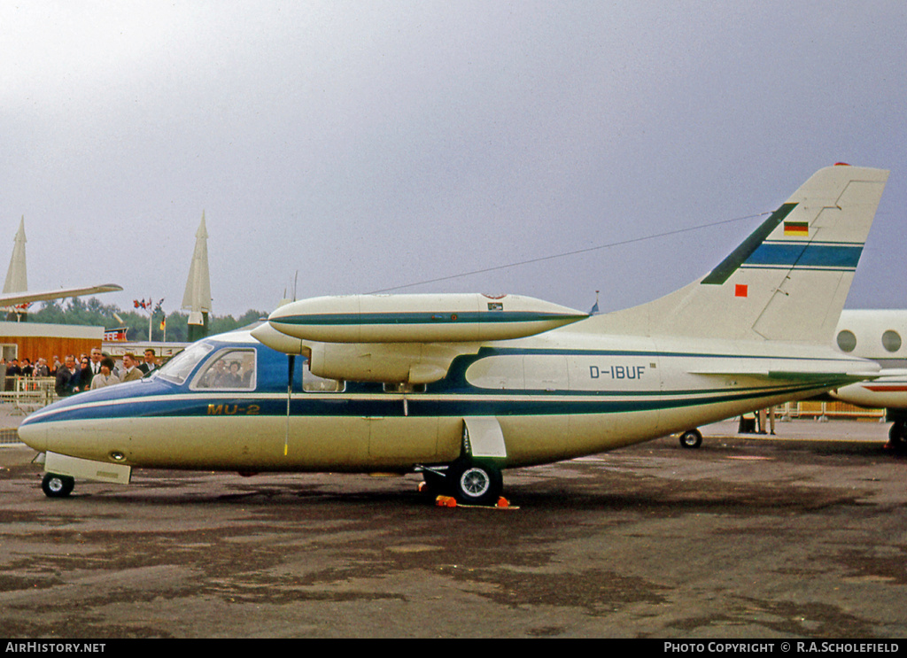 Aircraft Photo of D-IBUF | Mitsubishi MU-2B | AirHistory.net #68967