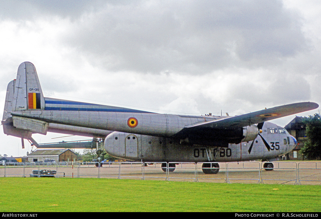 Aircraft Photo of CP-35 | Fairchild C-119G Flying Boxcar | Belgium - Air Force | AirHistory.net #68968