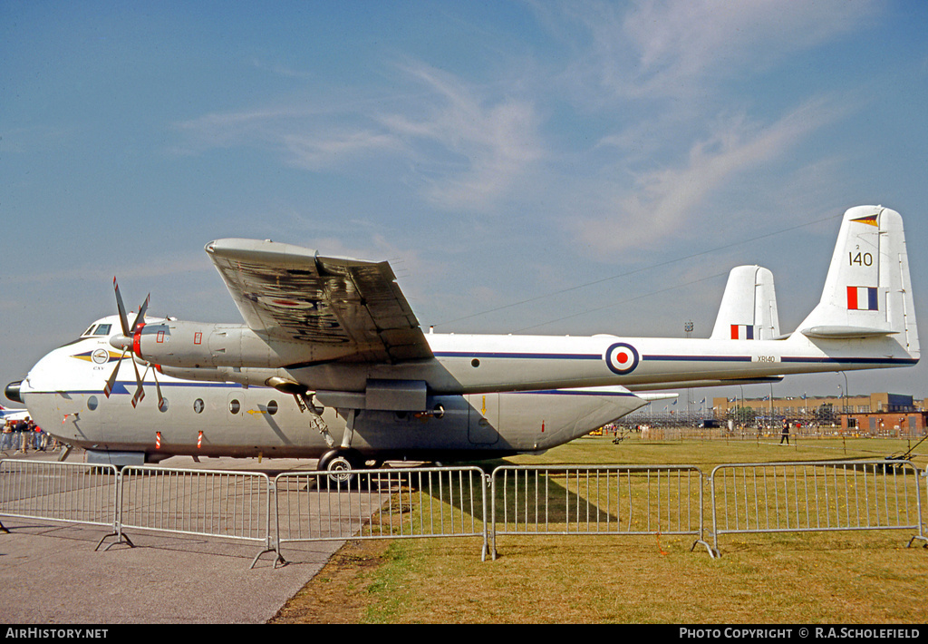 Aircraft Photo of XR140 | Armstrong Whitworth AW-660 Argosy E.1 | UK - Air Force | AirHistory.net #68970