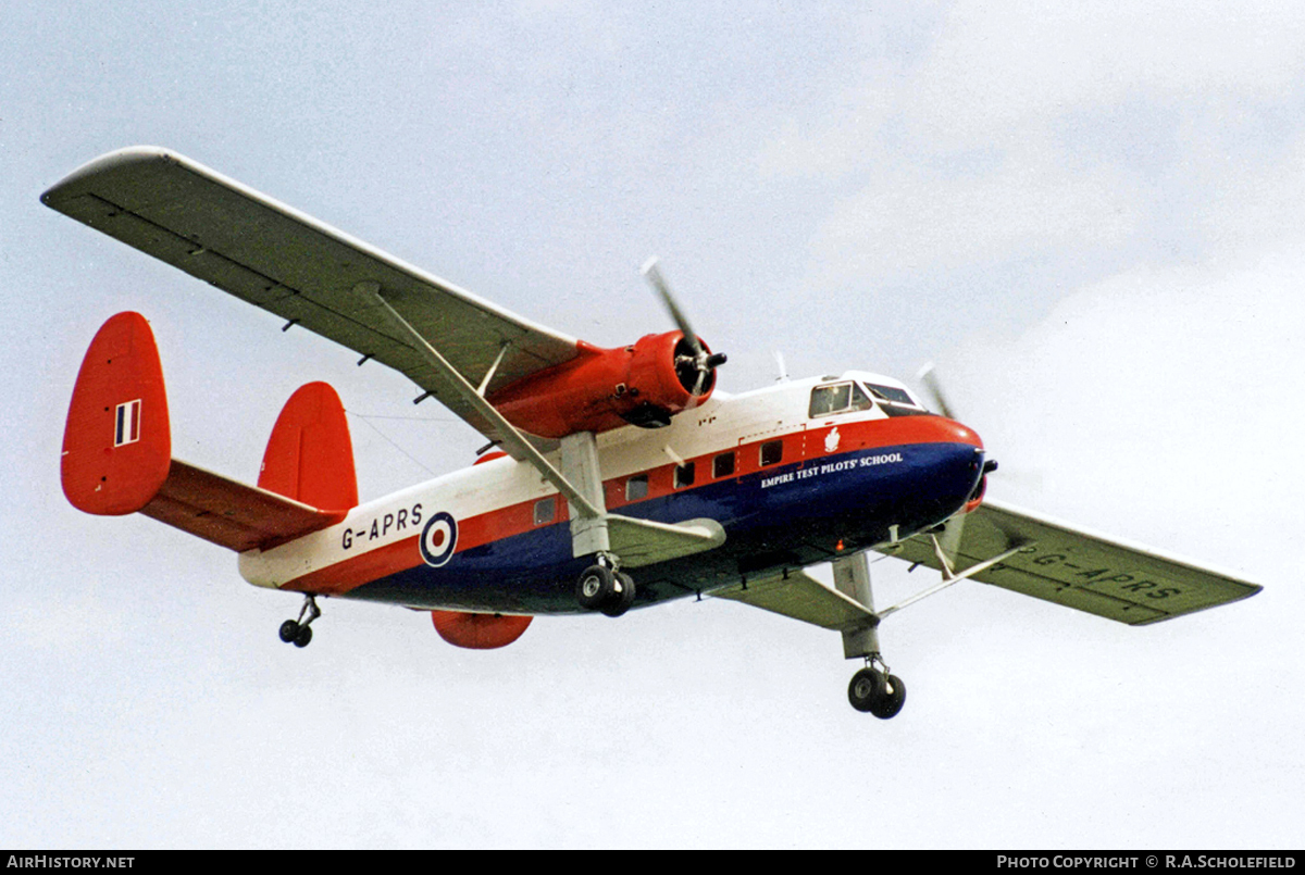 Aircraft Photo of G-APRS | Scottish Aviation Twin Pioneer Series 3 | UK - Air Force | AirHistory.net #68975
