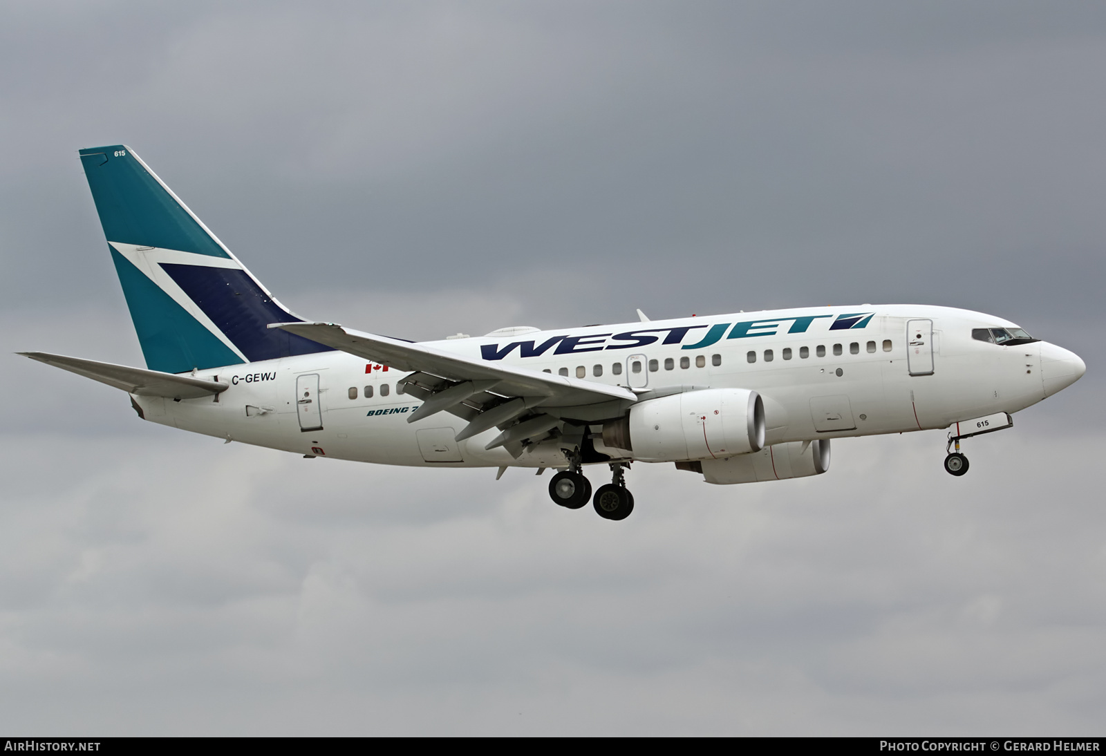 Aircraft Photo of C-GEWJ | Boeing 737-6CT | WestJet | AirHistory.net #68984