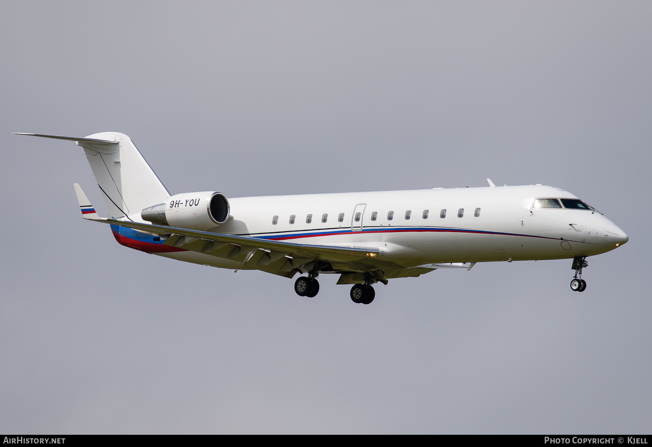 Aircraft Photo of 9H-YOU | Bombardier Challenger 850 (CRJ-200SE/CL-600-2B19) | AirHistory.net #69036