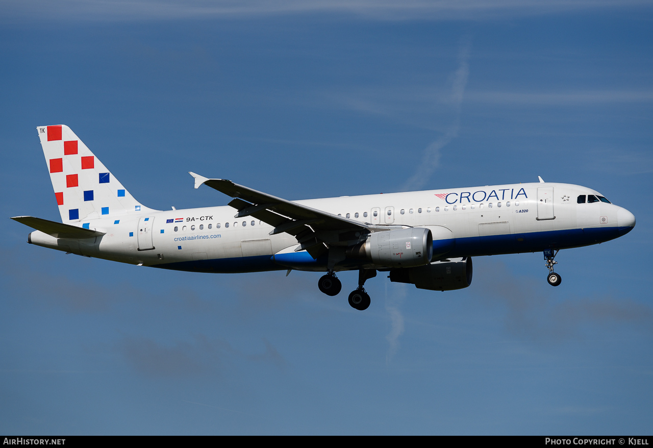 Aircraft Photo of 9A-CTK | Airbus A320-214 | Croatia Airlines | AirHistory.net #69041