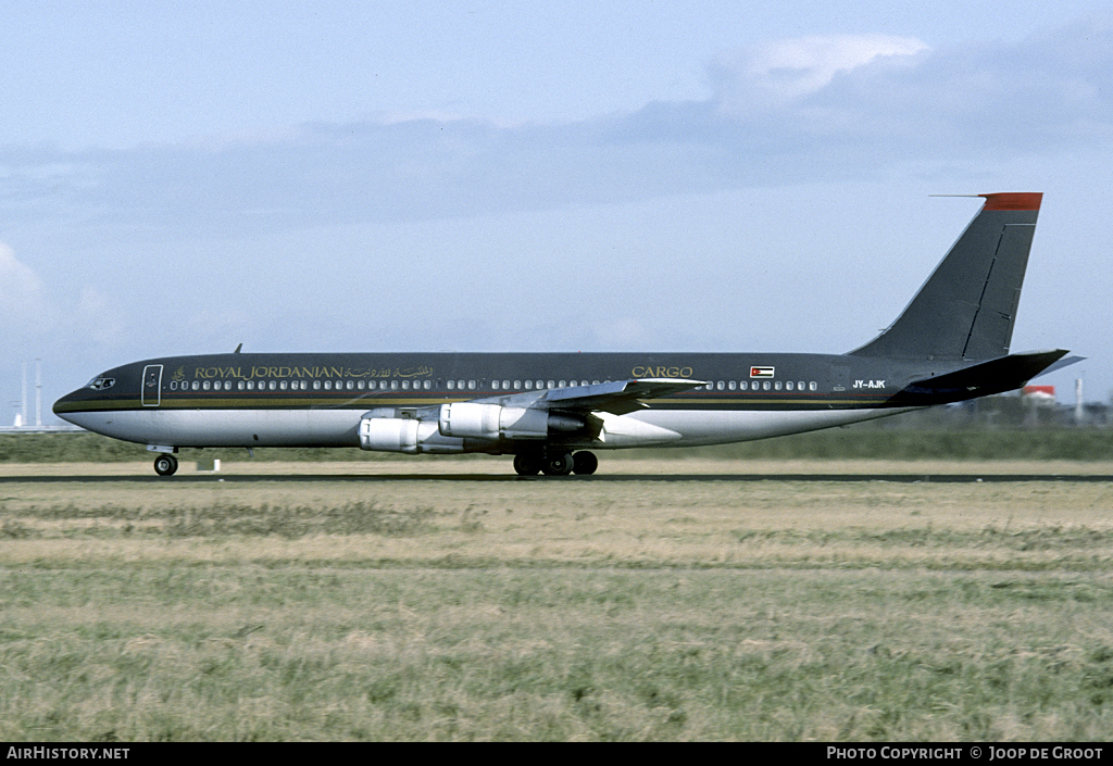 Aircraft Photo of JY-AJK | Boeing 707-384C | Royal Jordanian Airlines Cargo | AirHistory.net #69047