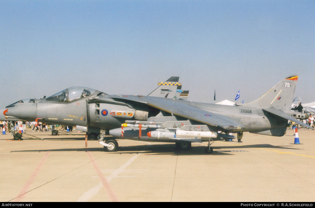 Aircraft Photo of ZG504 | British Aerospace Harrier GR7 | UK - Air Force | AirHistory.net #69048