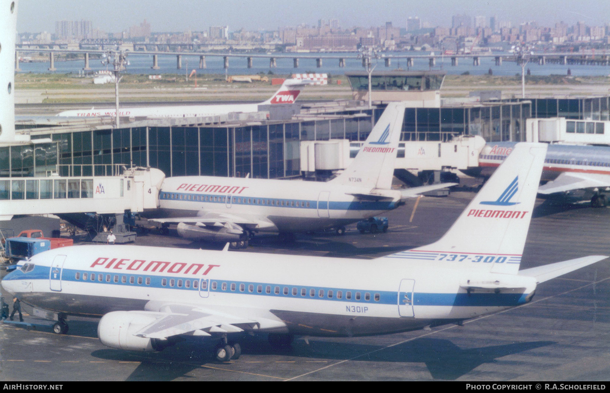 Aircraft Photo of N301P | Boeing 737-301 | Piedmont Airlines | AirHistory.net #69051