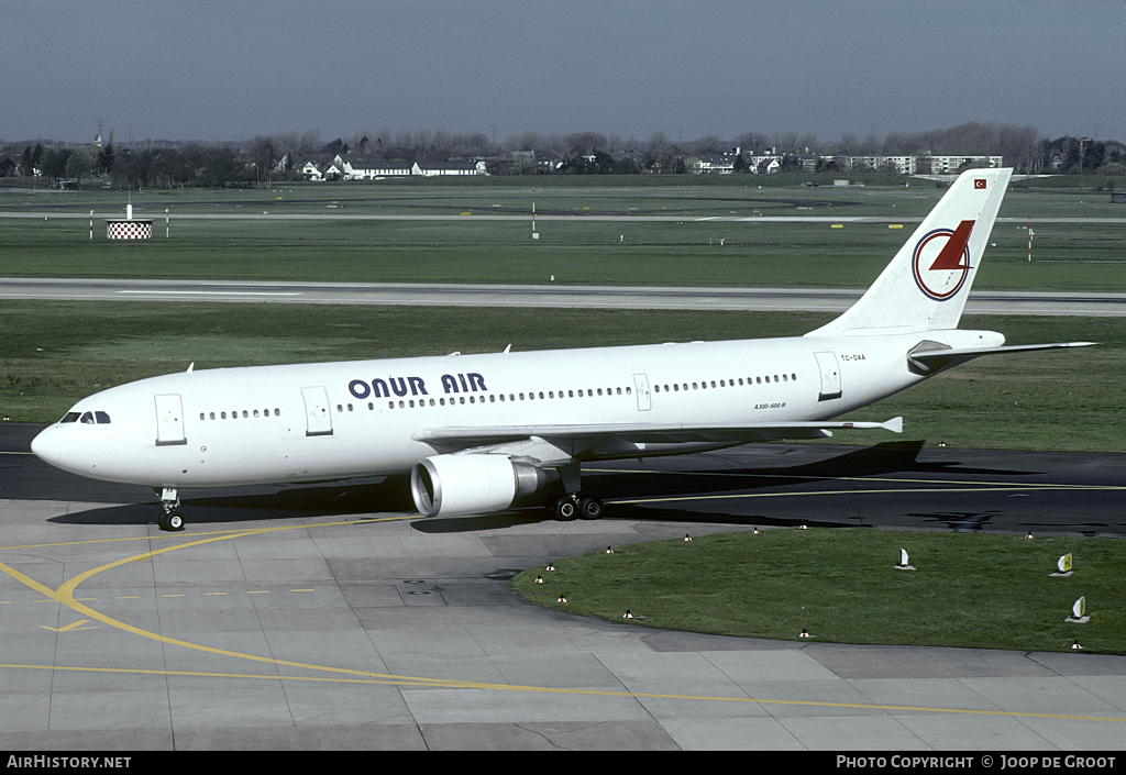 Aircraft Photo of TC-OAA | Airbus A300B4-605R | Onur Air | AirHistory.net #69055
