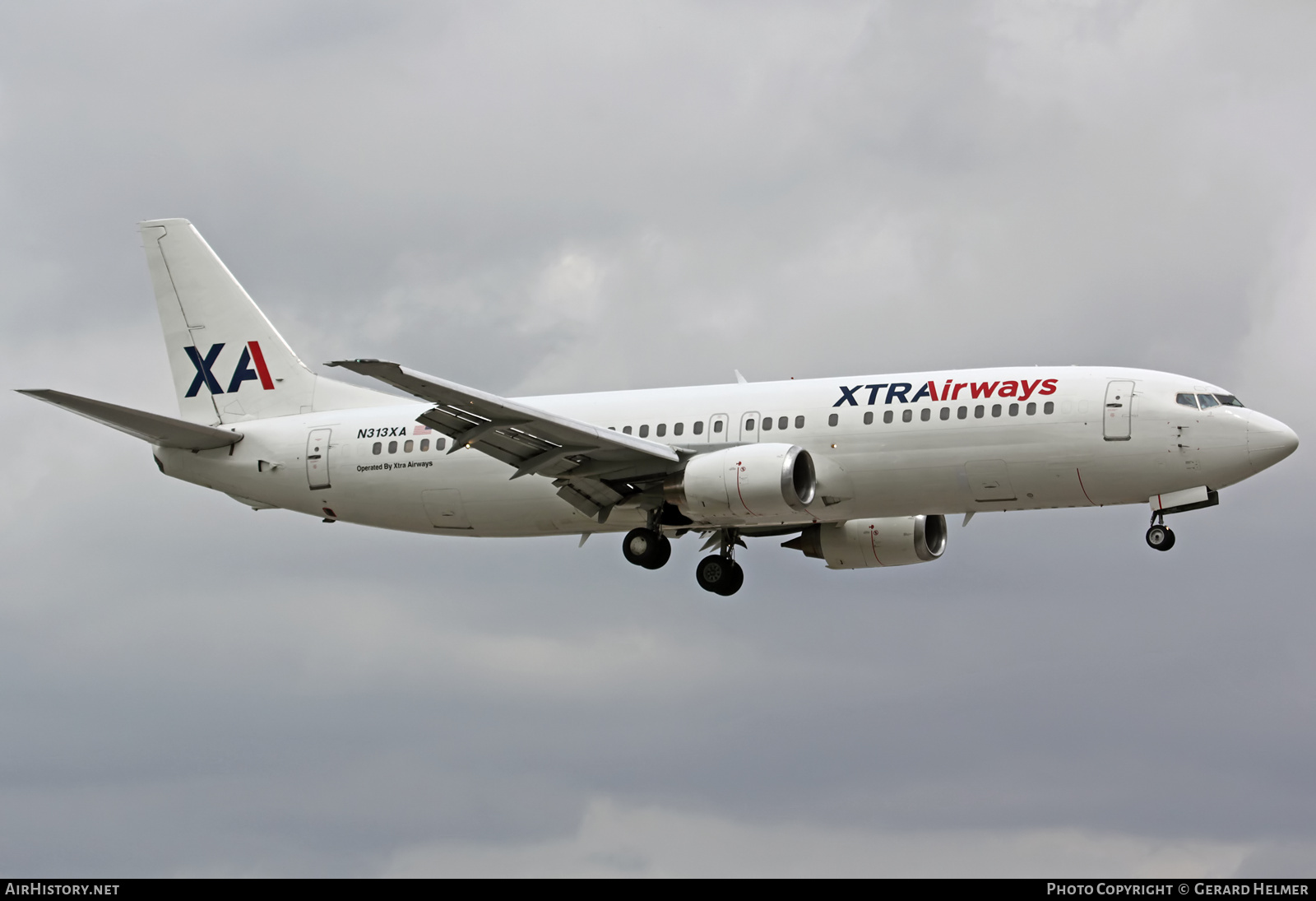 Aircraft Photo of N313XA | Boeing 737-484 | Xtra Airways | AirHistory.net #69070