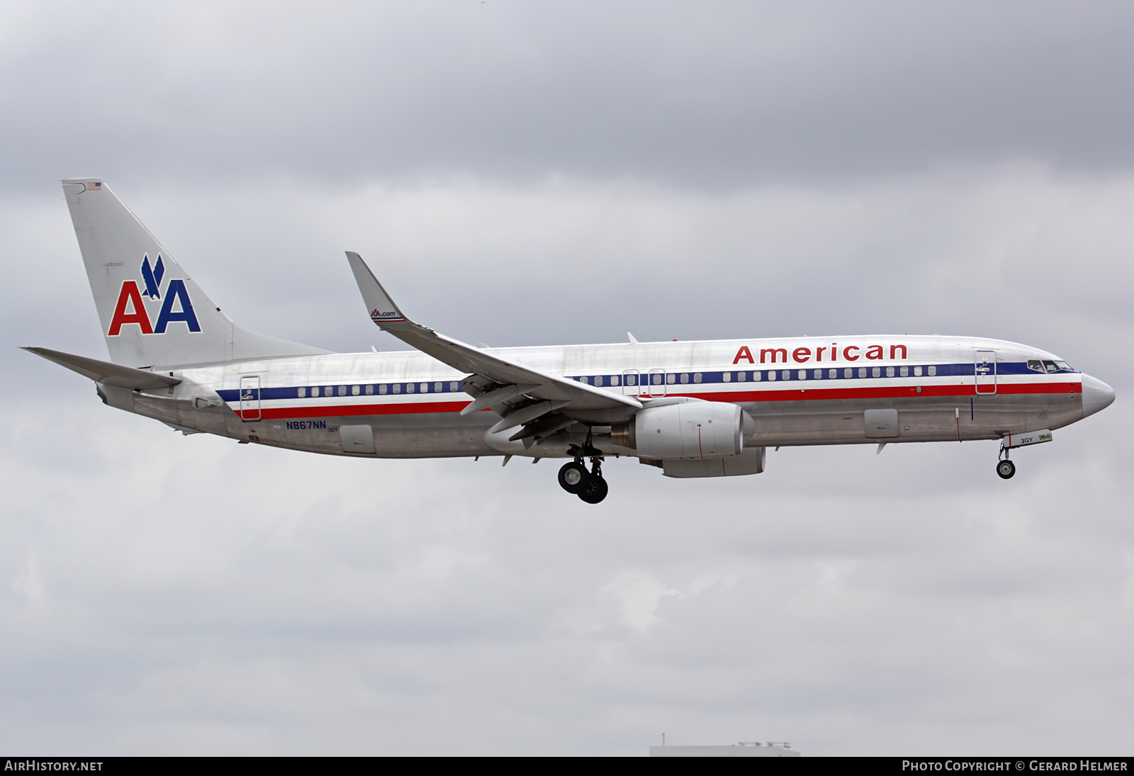 Aircraft Photo of N867NN | Boeing 737-823 | American Airlines | AirHistory.net #69072