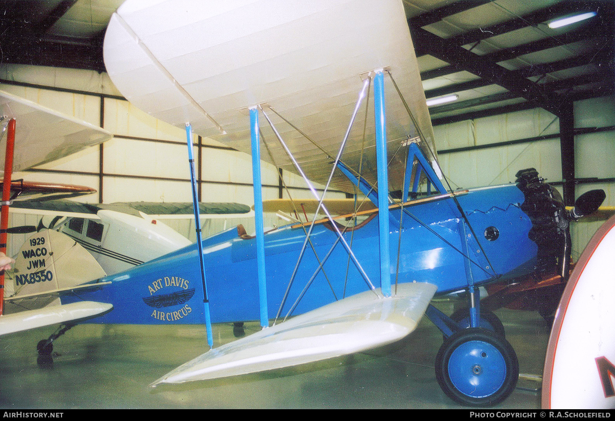 Aircraft Photo of N8550 / NX8550 | Waco JWM | Art Davis Air Circus | AirHistory.net #69081