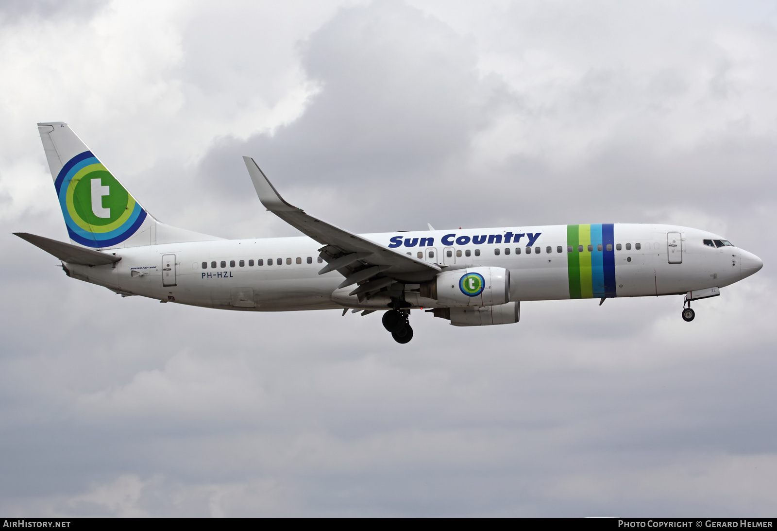 Aircraft Photo of PH-HZL | Boeing 737-8K2 | Sun Country Airlines | AirHistory.net #69084