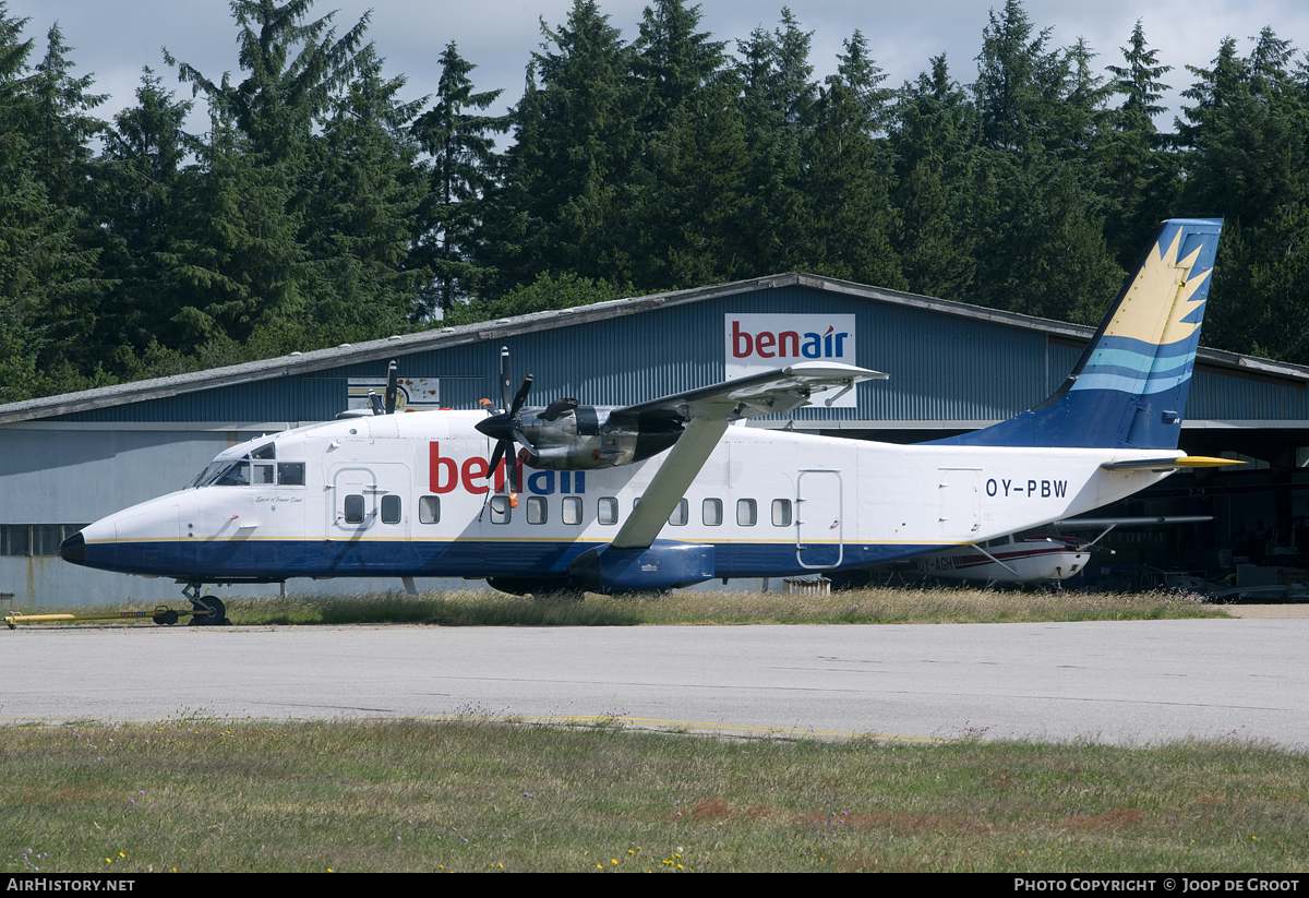 Aircraft Photo of OY-PBW | Short 360-300 | BenAir | AirHistory.net #69085