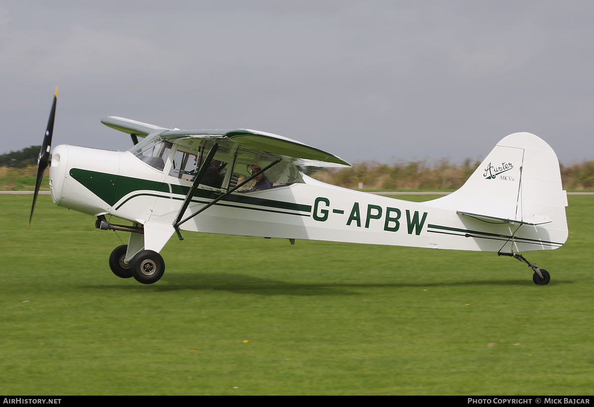 Aircraft Photo of G-APBW | Auster J Auster Mk5 Alpha | AirHistory.net #69102