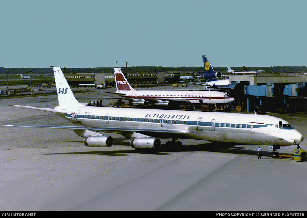Aircraft Photo of SE-DBL | McDonnell Douglas DC-8-63 | Scandinavian Airlines - SAS | AirHistory.net #69116