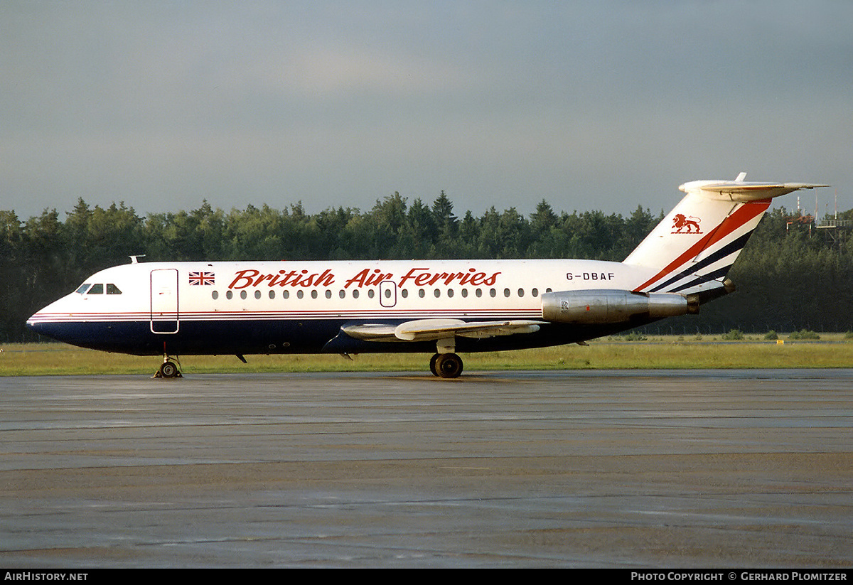 Aircraft Photo of G-DBAF | BAC 111-201AC One-Eleven | British Air Ferries - BAF | AirHistory.net #69117