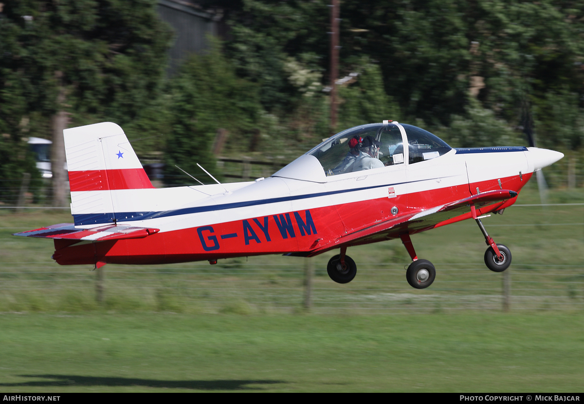 Aircraft Photo of G-AYWM | Glos-Airtourer Super 150 | AirHistory.net #69126