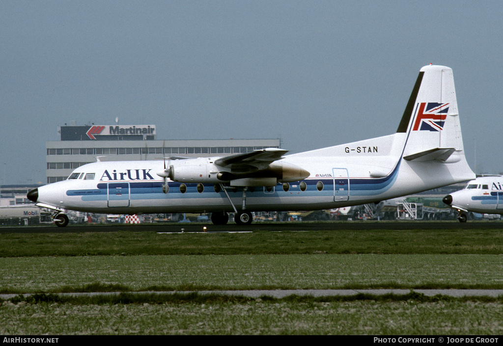 Aircraft Photo of G-STAN | Fokker F27-200 Friendship | Air UK | AirHistory.net #69129